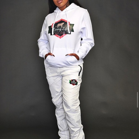 LLA Emerald WindBreakers in White